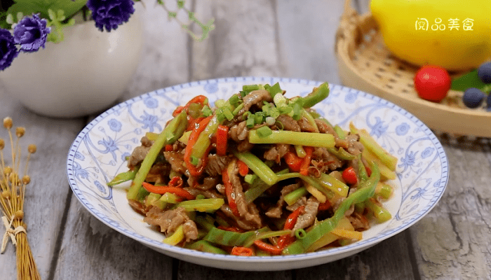 芹菜炒牛肉 芹菜炒牛肉的做法