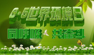 世界环境日是每年的几月几日 为每年的6月5日