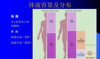 最简单反映体液量是否补足的指征是 体液分为几部分