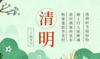 四月四日是什么节日 对应节日是清明