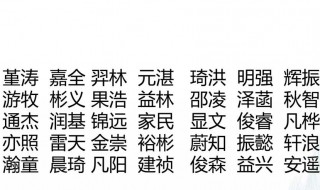 2019最洋气名字 代表什么意思