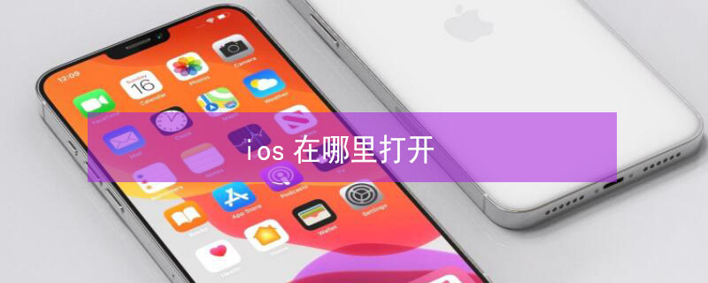 ios在哪里打开