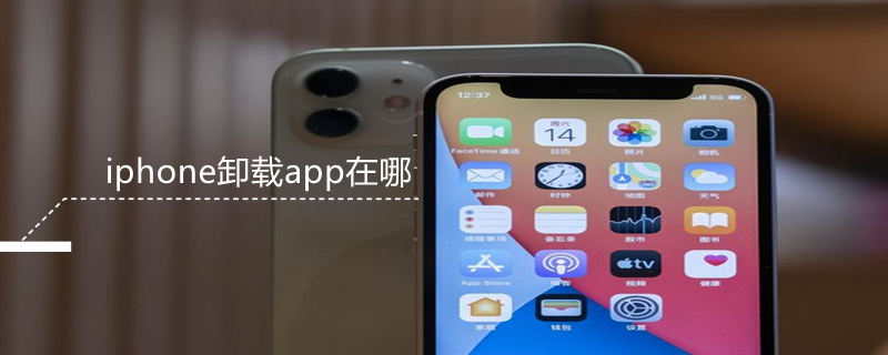 iPhone卸载app在哪