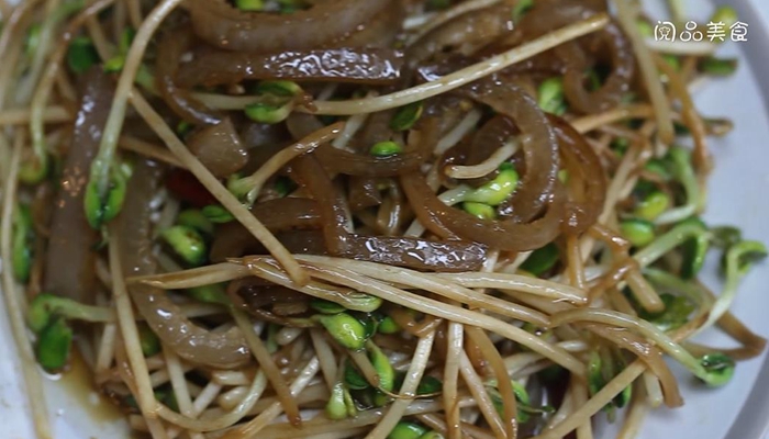 黄豆芽炒肉皮的做法 黄豆芽炒肉皮怎么做