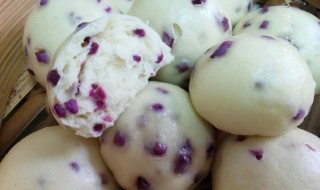 紫薯面馒头怎么做好吃又简单（家常紫薯馒头简单做法）