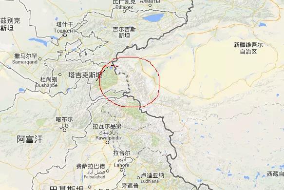 为什么地图上我国和塔吉克斯坦部分国界线是虚线呢？