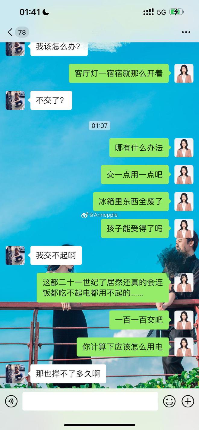 王东妻子再发文控诉 称其交不起电费还借钱交抚养费