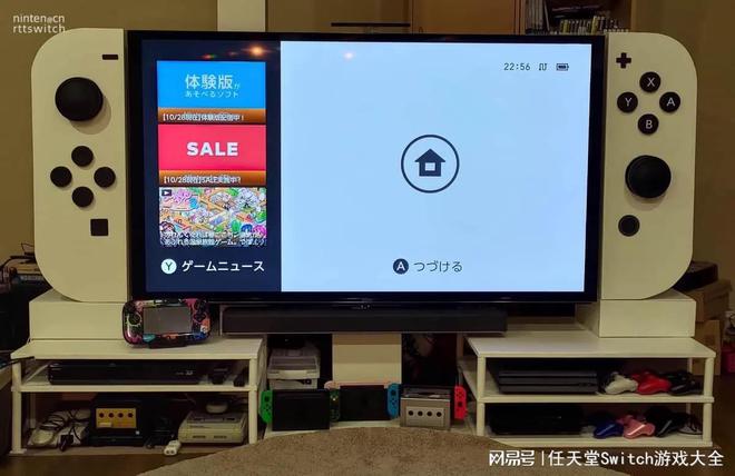 日本玩家手工玩家打造大型Switch电视柜