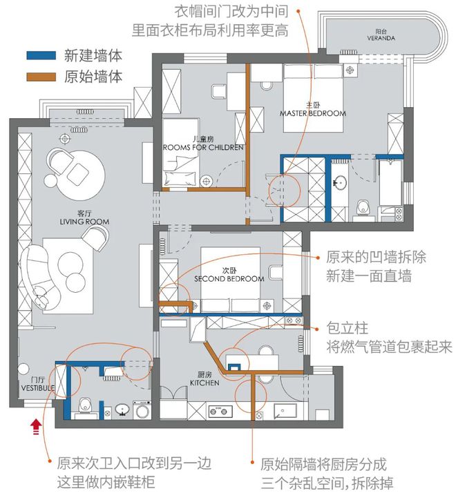 115㎡法式混搭风三居，文艺儒雅、充满法式情调的美家