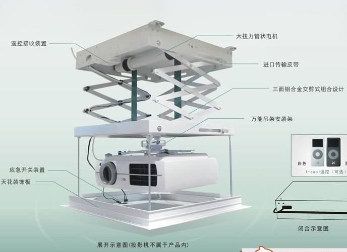 投影仪吊架安装步骤