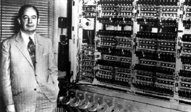 John von Neumann于1945年6月发表名为“关于EDVAC的报告草案”的总结报告