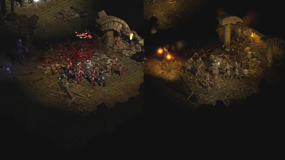 暗黑破坏神2重制版和原版有何区别-游戏画面对比