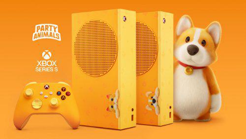 Xbox推出《猛兽派对》主题主机|手柄 嫩黄色超可爱！