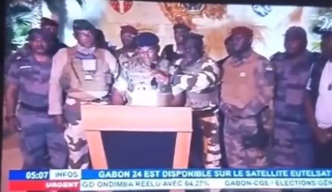 突发！加蓬总统赢得选举后，部分军官宣布夺权