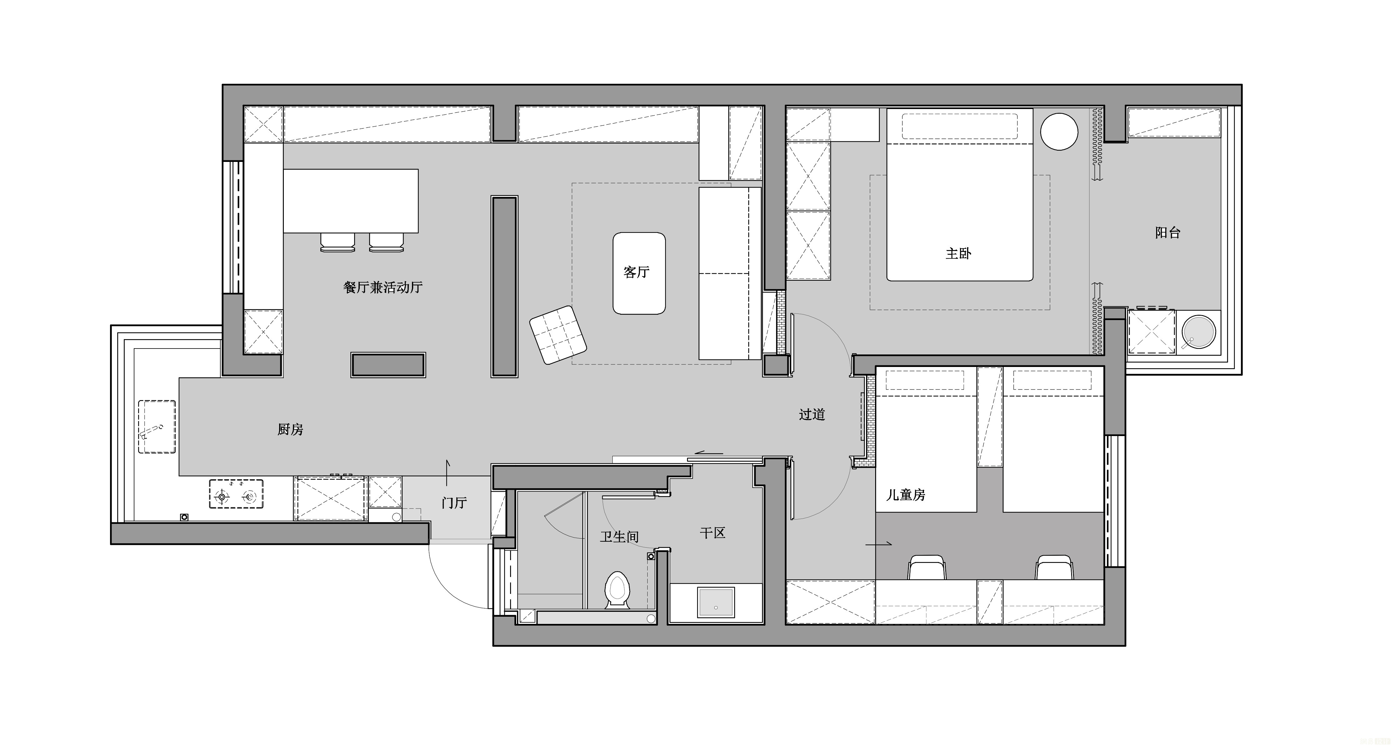 間 | 70m² 重新住进妈妈儿时的房子