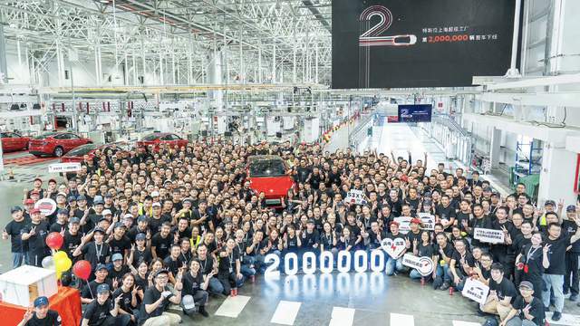特斯拉在上海造了 200 万辆车