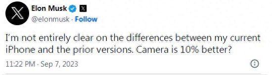 马斯克讽刺iPhone毫无新意，网友回呛：特斯拉也一样