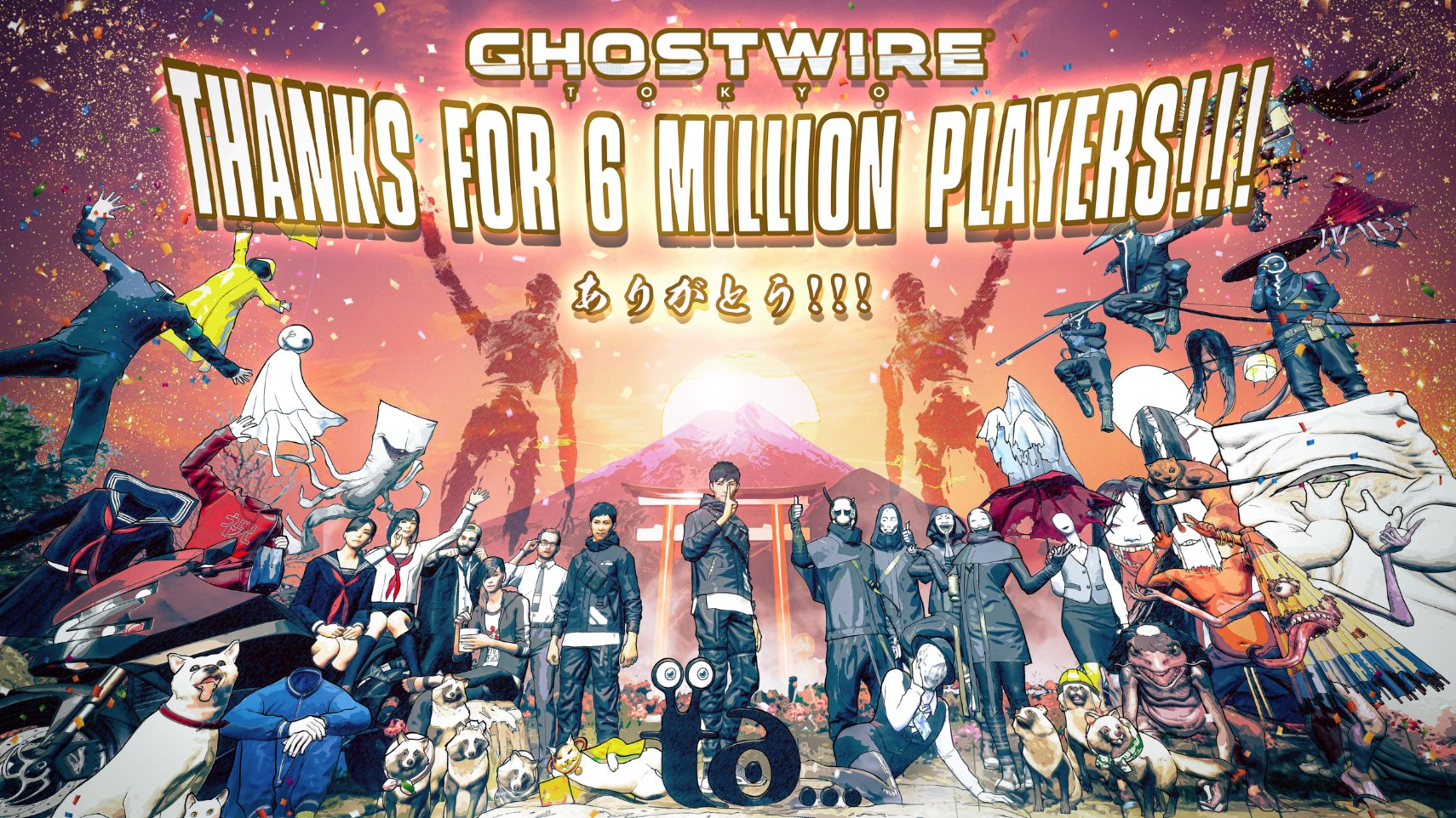 《幽灵线：东京》600万玩家达成 官方发布贺图
