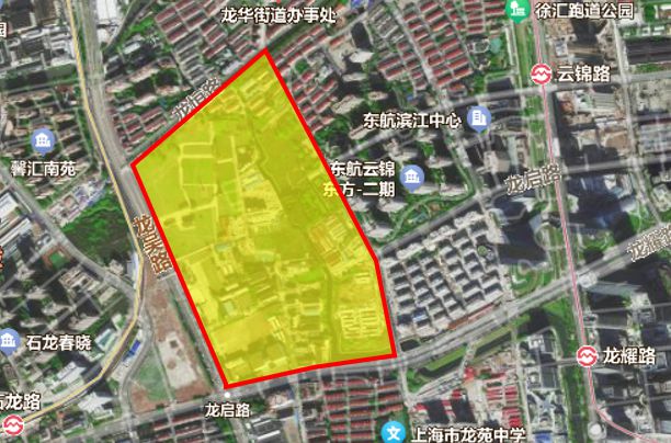 上海挂牌10宗宅地：徐汇龙华街道地块起始价逾240亿元