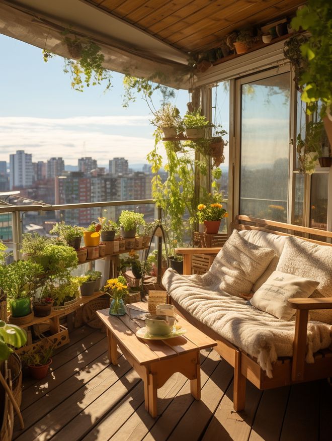阳台不要封！种些绿植打造成空中花园，才是阳台该有的样子