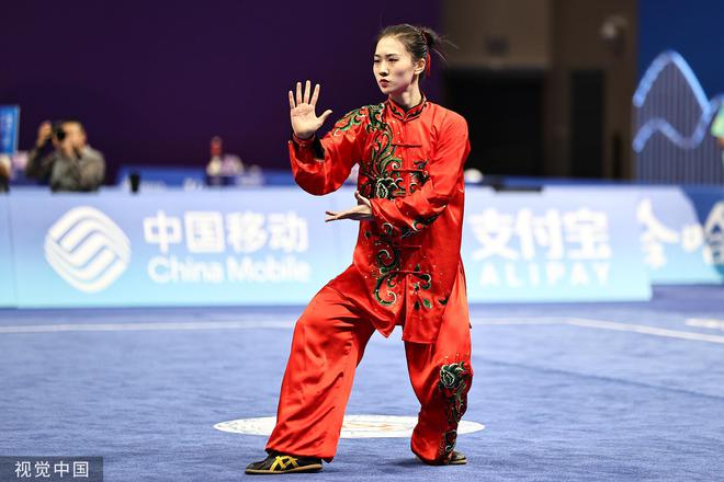 亚运会-童心夺得武术女子太极拳太极剑全能冠军