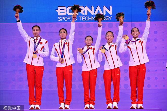 中国体操女队碾压日本 亚运女团连续13届夺冠