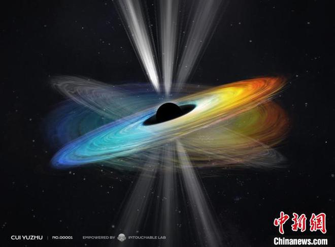 人类首拍照片黑洞再获重大发现：喷流周期性摆动证实黑洞自旋