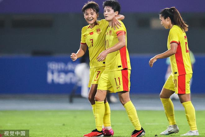 亚运女足-王珊珊2球 中国6-0乌兹别克 8强战泰国