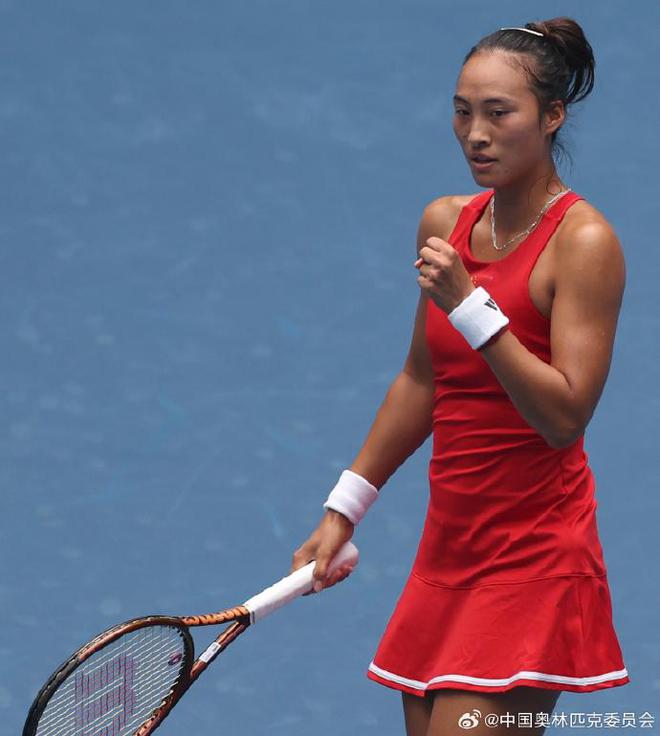 郑钦文夺得网球女子单打金牌