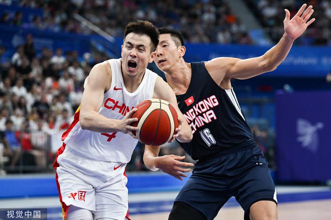 亚运-12人得分中国男篮45分胜香港 小组第一进8强