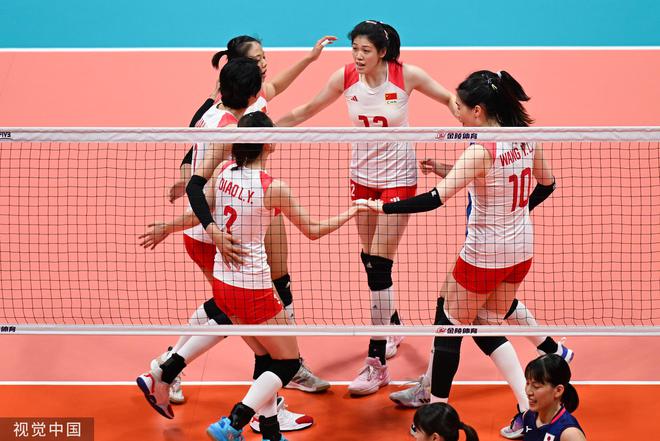 一路横扫！中国女排3-0日本卫冕 亚运第九次夺冠