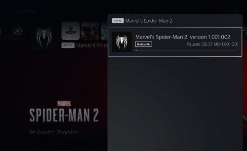 《漫威蜘蛛侠2》发布发售前补丁：大小为1.831GB