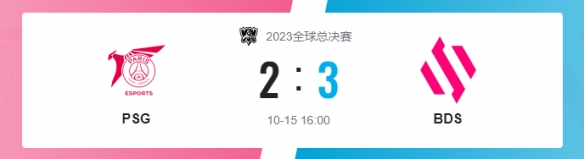 lol2023全球总决赛10月15日16点-入围赛PSG vs BDS视频介绍