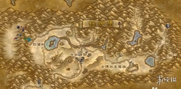 魔兽世界乌龟服铁炉堡后山怎么去湿地