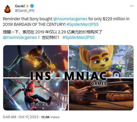 《漫威蜘蛛侠2》表现良好 博主:索尼2.29亿花的太值