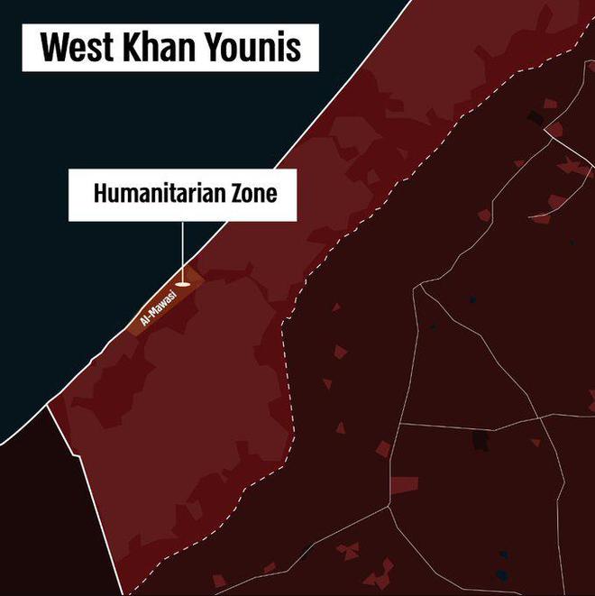 以军宣布在加沙地带西南部设立人道主义区