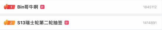 "S13瑞士轮第二轮抽签"上热搜：各种内战 效果拉满