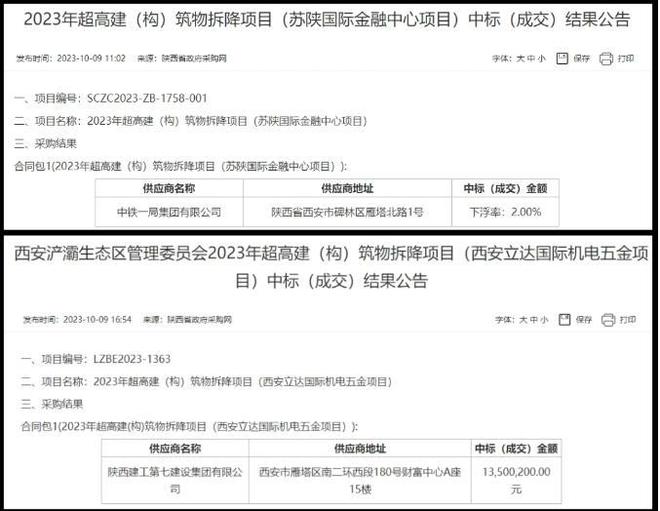 资讯：西安四栋超高层将部分拆除、降层，包括“西安第一烂尾楼”