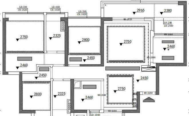 142平简约混搭实用四室， 软装上克莱因蓝相互搭配呼应，好看极了