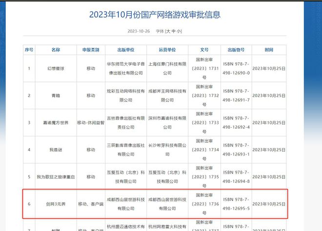 版号搞定！剑网3旗舰版移动端正式定名《剑网3无界》，芜湖起飞！